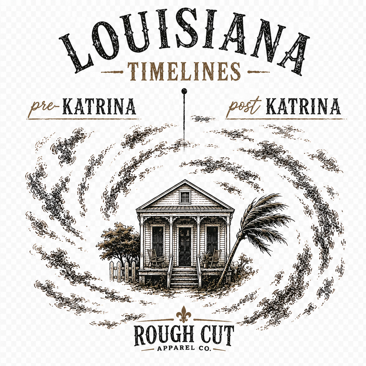 Louisiana Timeframes Men’s Graphic T-Shirt