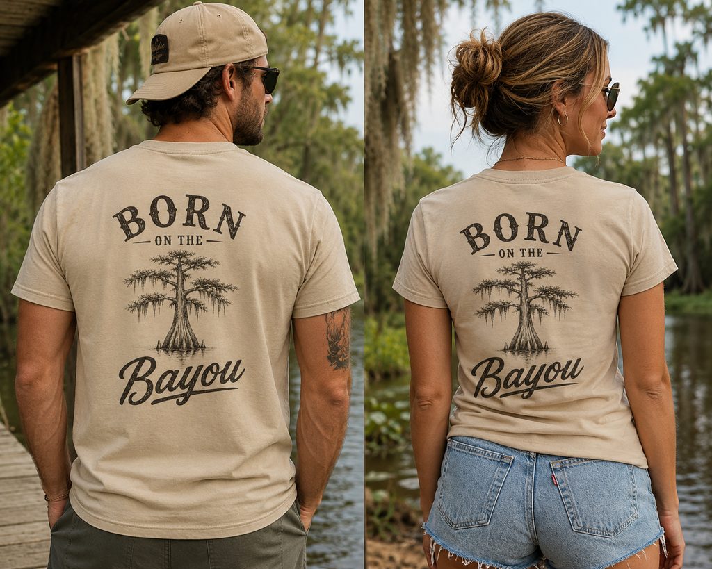 Born on the Bayou Graphic T-Shirt