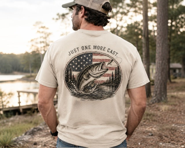 Just One More Cast Graphic T-Shirt