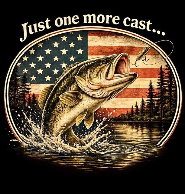 Just One More Cast Graphic T-Shirt